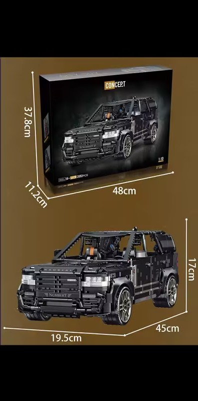 Smart Blocks Black SUV Car — image 2
