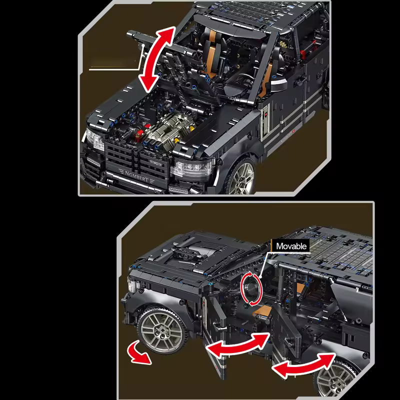 Smart Blocks Black SUV Car — image 4