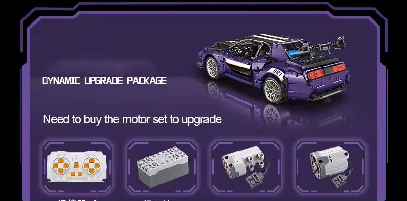 Smart Blocks Purple Super Car — image 3